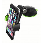 Wholesale Dashboard, Windshield Car Mount Phone Holder Fits iPhone, Samsung, and More Q001 (Black)